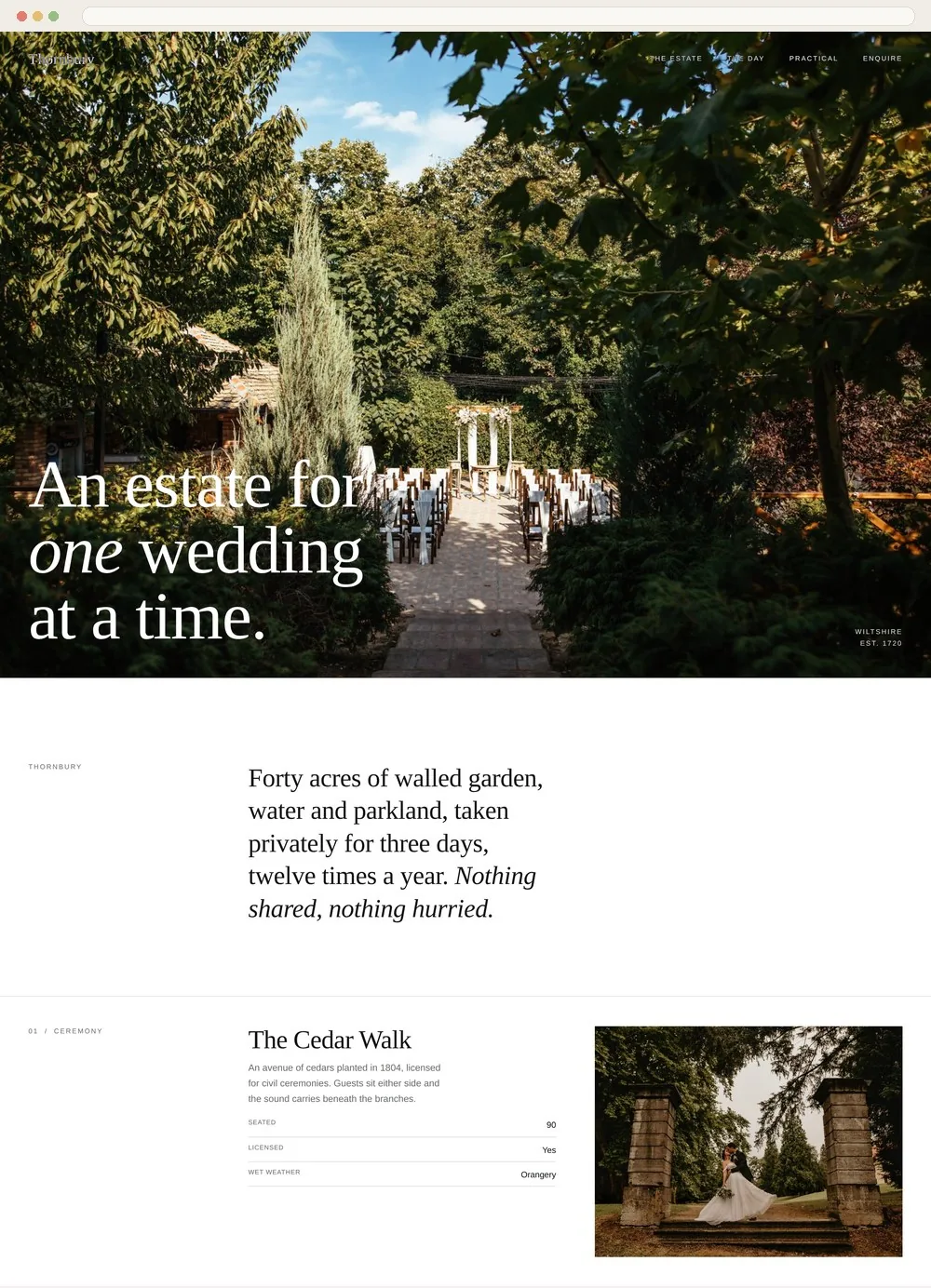 The full Thornbury homepage