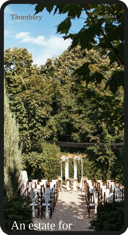 The Thornbury site shown on a phone